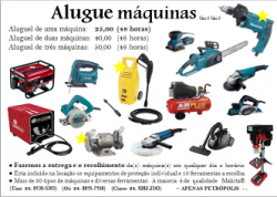 Alugue Maquinas facil (alguel de maquinas em petropolis)